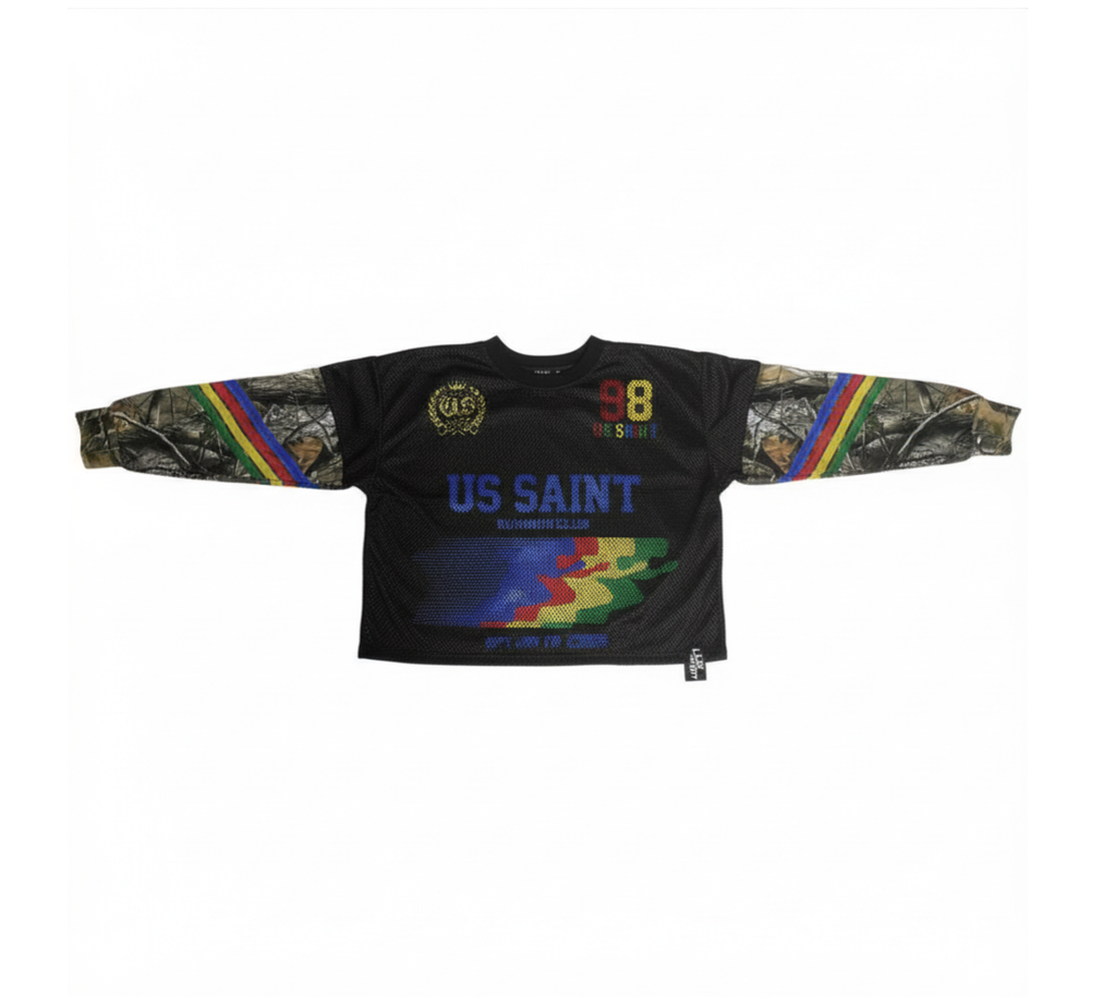 “Runners Club” SMOKECAMO BLACKOUT THERMAL LONG SLEEVE SHIRT