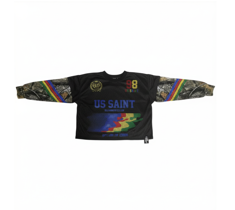 “Runners Club” SMOKECAMO BLACKOUT THERMAL LONG SLEEVE SHIRT