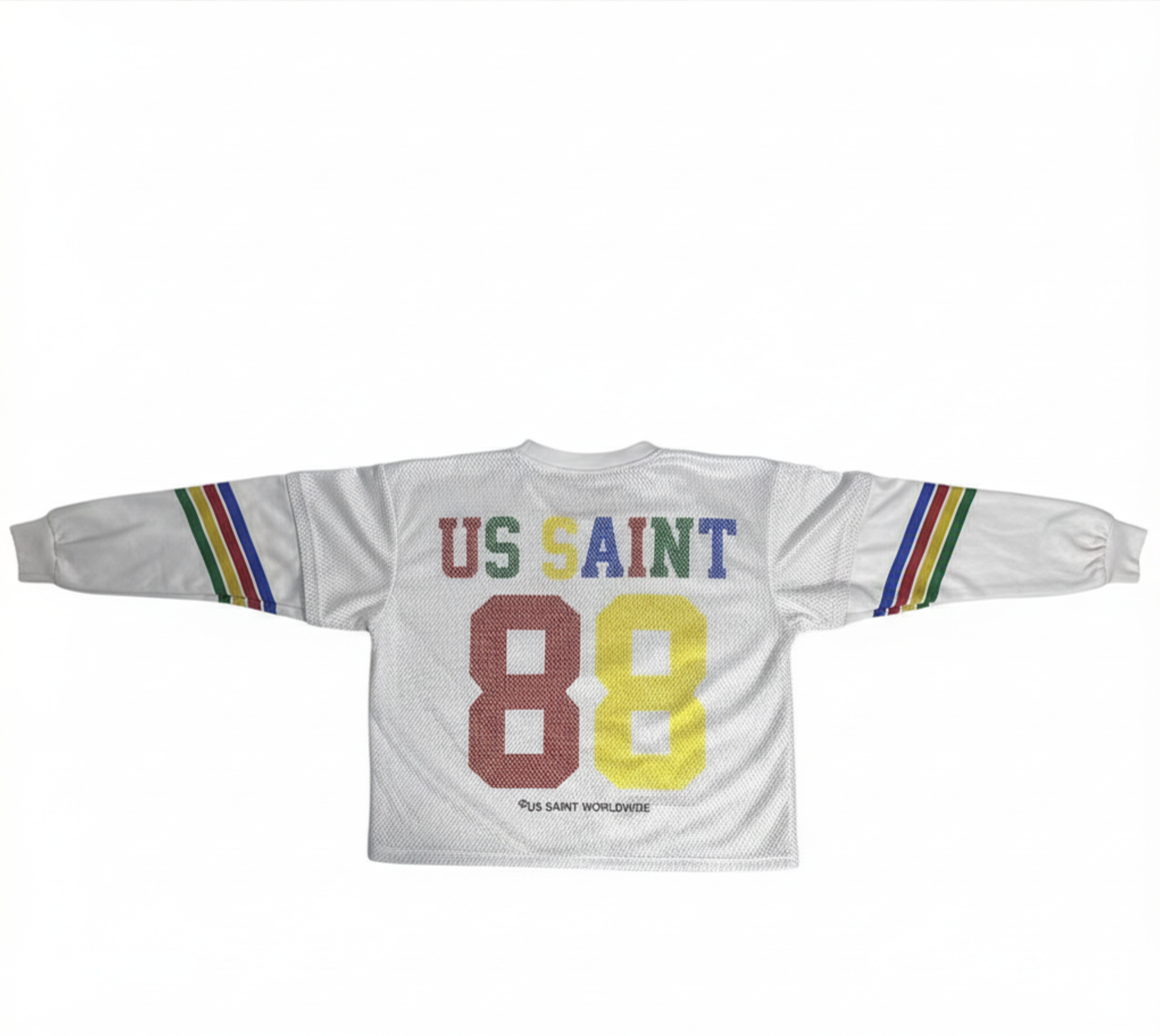“Runners Club” OFFWHITE THERMAL LONG SLEEVE ZIPPER SHIRT